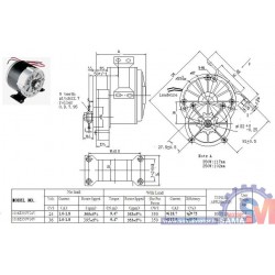 موتور دوچرخه برقی 1016Z 24V 350W