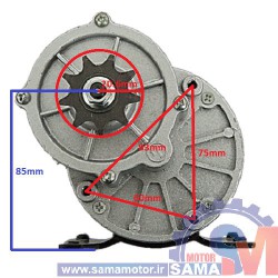 موتور گیربکس 350 وات 360 دور 12 ولت