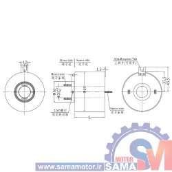 اسلیپ رینگ هالو شفت بدنه فلزی H2069-02S