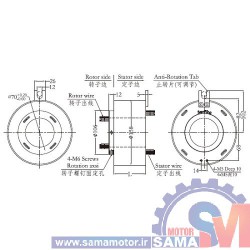 اسلیپ رینگ هالو شفت بدنه فلزی H70158-02S