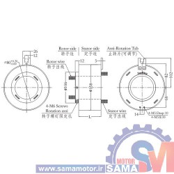 اسلیپ رینگ هالو شفت بدنه فلزی H90185-02S