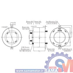 اسلیپ رینگ هالو شفت بدنه فلزی H150248-02S