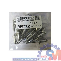 میخ پرچ M4*12 بسته 20 عددی