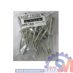 میخ پرچ سرپهن M5*30 بسته 20 عددی