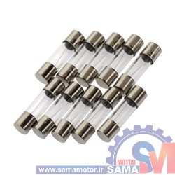 فیوز شیشه ای1.5A  20*5mm  بسته 10 عددی