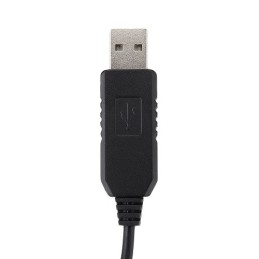 کابل تبدیل USB به آداپتوری نری 2.1 میلیمتر 12 ولت