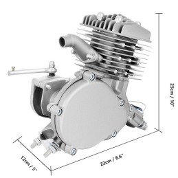 کیت موتور بنزینی دوچرخه دو زمانه 80 سی سی