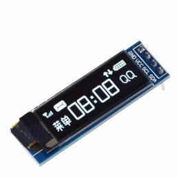 ماژول نمایشگر OLED سفید و آبی 0.91 اینچ دارای ارتباط I2C