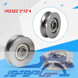 بلبرینگ شیاردار  V623ZZ 3*12*4