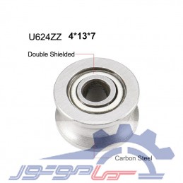 بلبرینگ شیاردار  U624Z 4*13*7