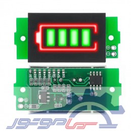 ماژول بارگراف نمایشگر میزان شارژ باتری لیتیومی 1 تا 8 سل قابل تنظیم