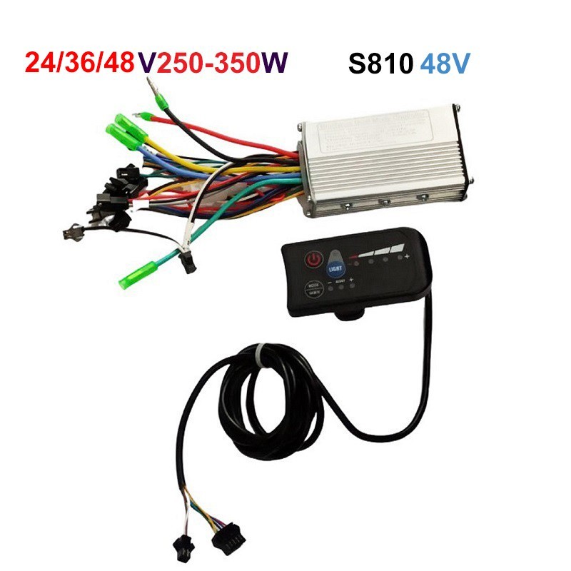 کنترلر دوچرخه برقی S810 ولتاژ 48 ولت 250 الی 350 وات ست