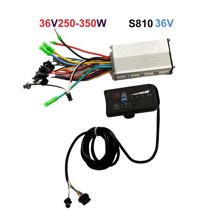 کنترلر دوچرخه برقی S810 ولتاژ 36 ولت 250 الی 350 وات ست
