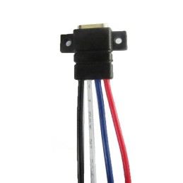 کانکتور مادگی USB 3.1 Type-c ضد آب 4 سیم طول سیم 20cm