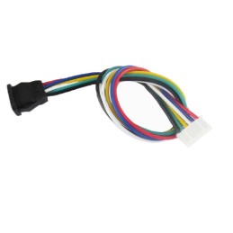 کانکتور مادگی Type-c ضد آب 6 سیم فشاری طول سیم 20cm
