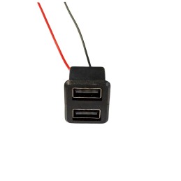کانکتور مادگی USB دو پورت ضد آب 2 سیم