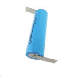 باتری لیتیوم 18650-2550mA دارای نیکل Z جوش داده