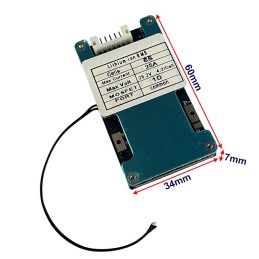 ماژول مدیریت و کنترل باتری لیتیوم فسفات 6 سل 25 آمپر BMS 6S-25A