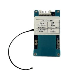 ماژول مدیریت و کنترل باتری لیتیوم فسفات 6 سل 25 آمپر BMS 6S-25A