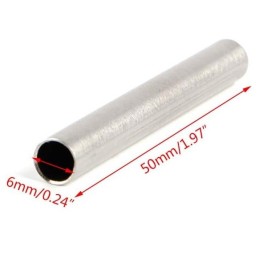 کاور استیل استوانه 6*50 میلیمتر ضد زنگ PT-100
