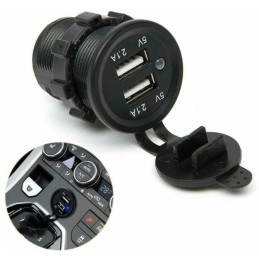 شارژر USB خودرویی روپنلی گرد QC3.0 با دو خروجی فست شارژ