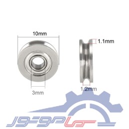 بلبرینگ شیاردار U623ZZ 3*10*3