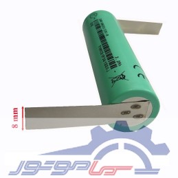 باتری لیتیوم 18650ظرفیت 3200mAh دارای نیکل اتصال سری