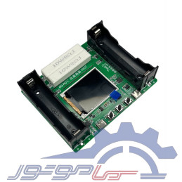 تستر ظرفیت، ولتاژ و توان باتری لیتیوم یون 18650 مدل HX0598A نمایشگر رنگی