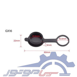 درپوش ضد آب کانکتور فلزی GX-16