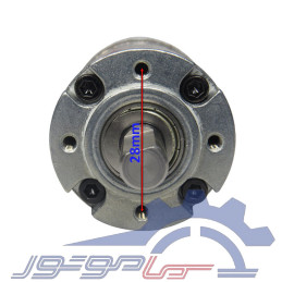 موتور گیربکس خورشیدی 24 ولت 22 دور PG36-555