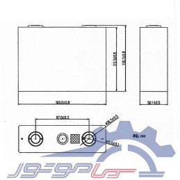 باتری لیتیوم فسفات LFP100AH برند High Star ولتاژ 3.2V