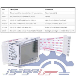 ماژول نمایشگر LCD EGS002 مخصوص ماژول اینورتر سینوسی EGS002