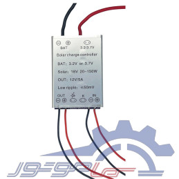 کنترلر شارژ خورشیدی MPPT لیتیومی 20 آمپر 3.2V/3.7V با خروجی 12 ولت 5 آمپر