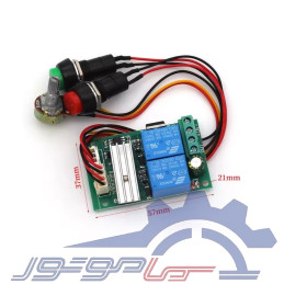 ماژول کنترل دور موتور DC با PWM چپ گرد و راست گرد 6-28 ولت 3 آمپر 1203BS