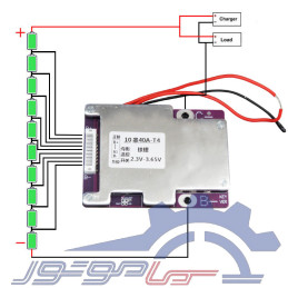 BMS 10 سل 40 آمپر