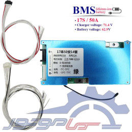 BMS لیتیوم یون 17S 50A