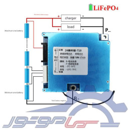 برد BMS 24S LiFePO4