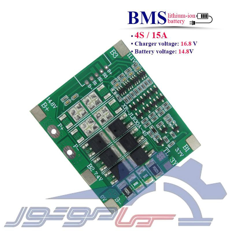 ماژول BMS لیتیوم یون 4 سل