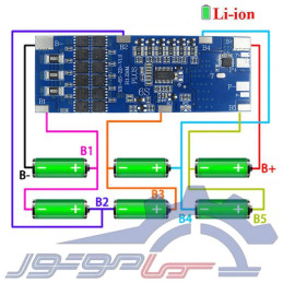ماژول BMS لیتیوم بون 6 سل