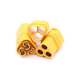 کانکتور قدرت MT60 آماس (AMASS) سه پین نری و مادگی (یک جفت)
