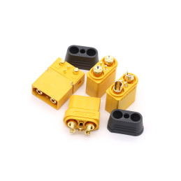 کانکتور قدرت پنلی XT90IPW (2+2)-M آماس (AMASS) نری