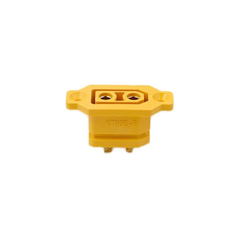 کانکتور قدرت XT90NE آماس (AMASS) دو پین زرد نری و مادگی (یک جفت)