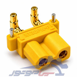 کانکتور قدرت پنلی XT30PW-F آماس (AMASS) دو پین مادگی نما از زیر