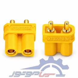 کانکتور قدرت XT30UPB آماس (AMASS) دو پین نری و مادگی ایستاده