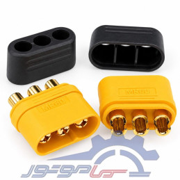 کانکتور قدرت MR60 آماس (AMASS) سه پین نری و مادگی (یک جفت)