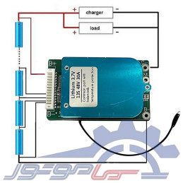 ماژول محافظ شارژ باتری لیتیوم یون 13 سل 30 آمپر