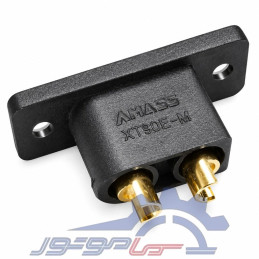 کانکتور قدرت XT90E آماس (AMASS) دو پین مشکی نری