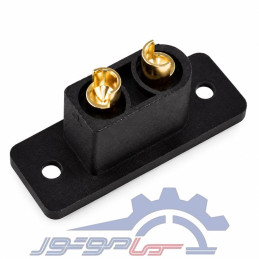 کانکتور قدرت XT90E آماس (AMASS) دو پین مشکی نری