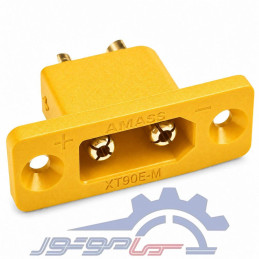 کانکتور قدرت XT90E آماس (AMASS) دو پین نری زرد