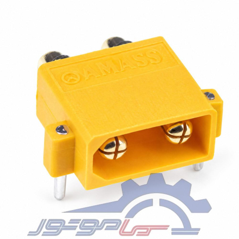 کانکتور قدرت پنلی XT30PW-M آماس (AMASS) دو پین نری